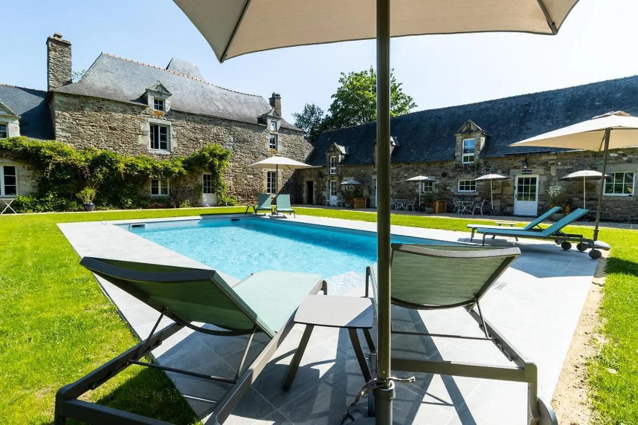فندق مبيت وإفطار Malansac Manoir Du Vau D Arz Gites Et Chambres D Hotes Avec Piscine